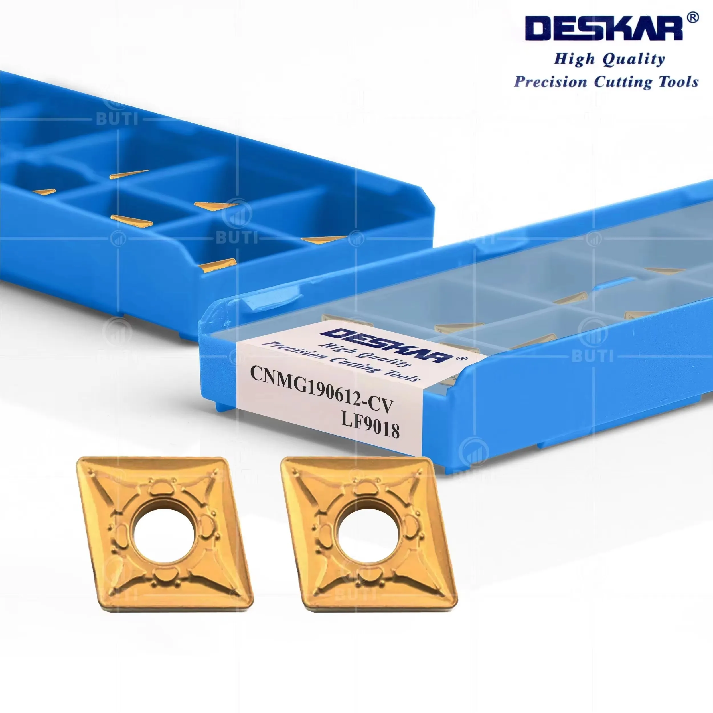 DESKAR 100% Original SNMG190612-CV CNMG190612-CV LF9018 Lathe External Round Turning Insert Cutting Tool Processing Steel Cutter