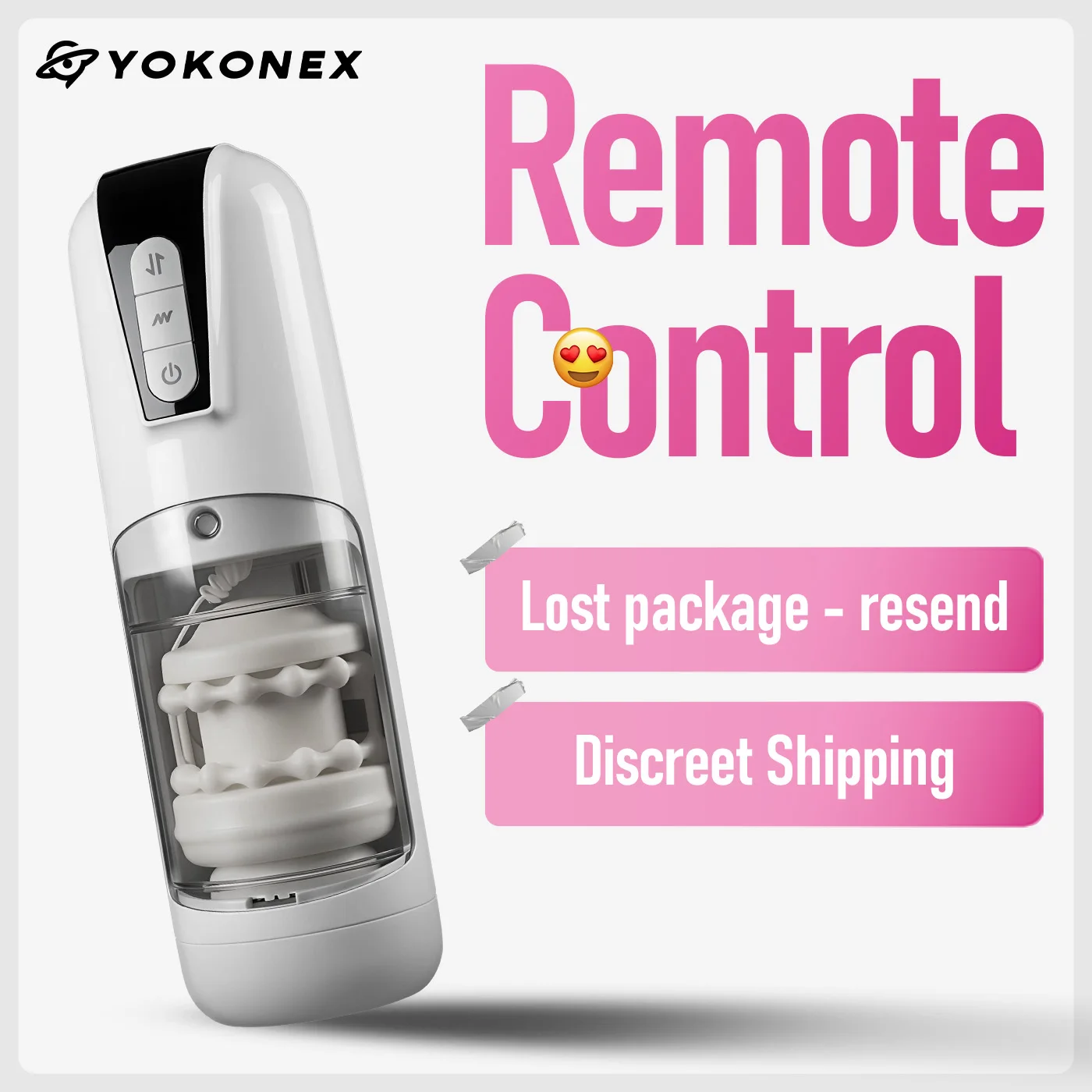YoKoNex Fully-Automatic Male Sex Toy – Thrusting Masturbator with Built-in Bullet Vibration & Instant Pause Function Sex Machine