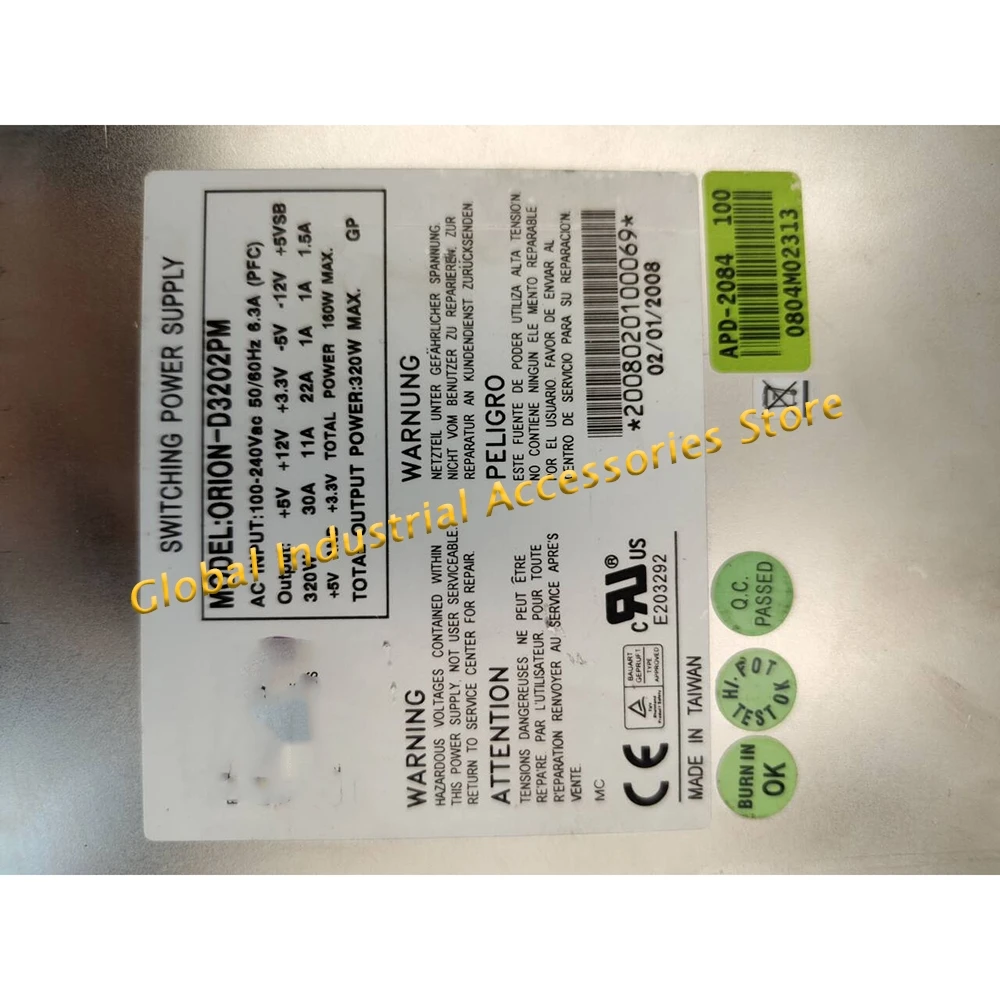 320W ORION-D3202PM SWITCHING Server POWER SUPPLY