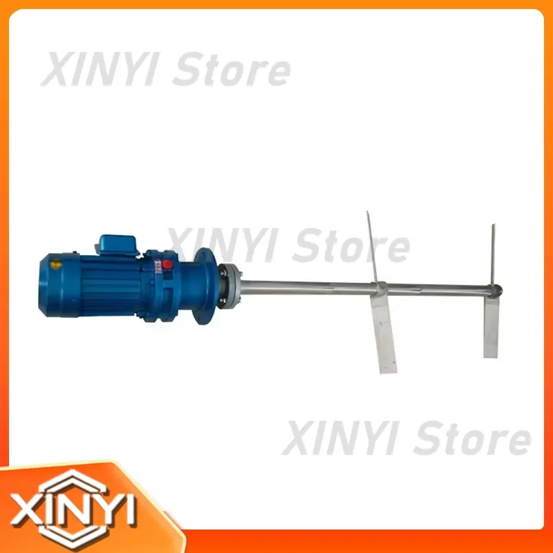 for 300L 5000L Electric Agitator Motor Mixer Liquid Horizontal Tank Mixer 1/2 HP Industrial Stirring Equipment