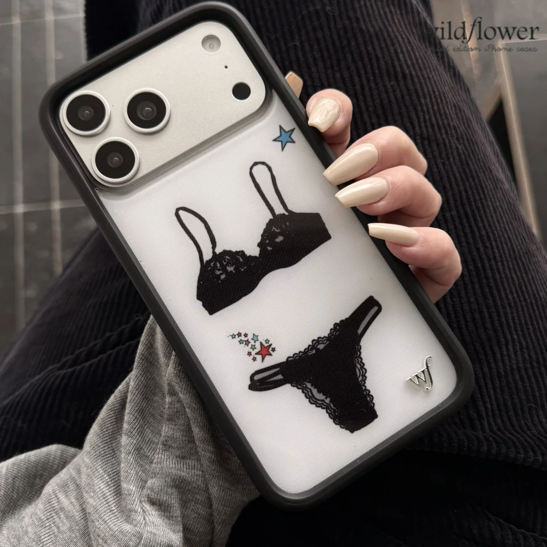 Etui na telefon Wildflower Fashion Gabbriette do iPhone 18 Pro Max 12 13 14 15 16 17 18 Pro Max Plus Air Lace Bra, odporne na wstrząsy — zdjęcie produktu 2