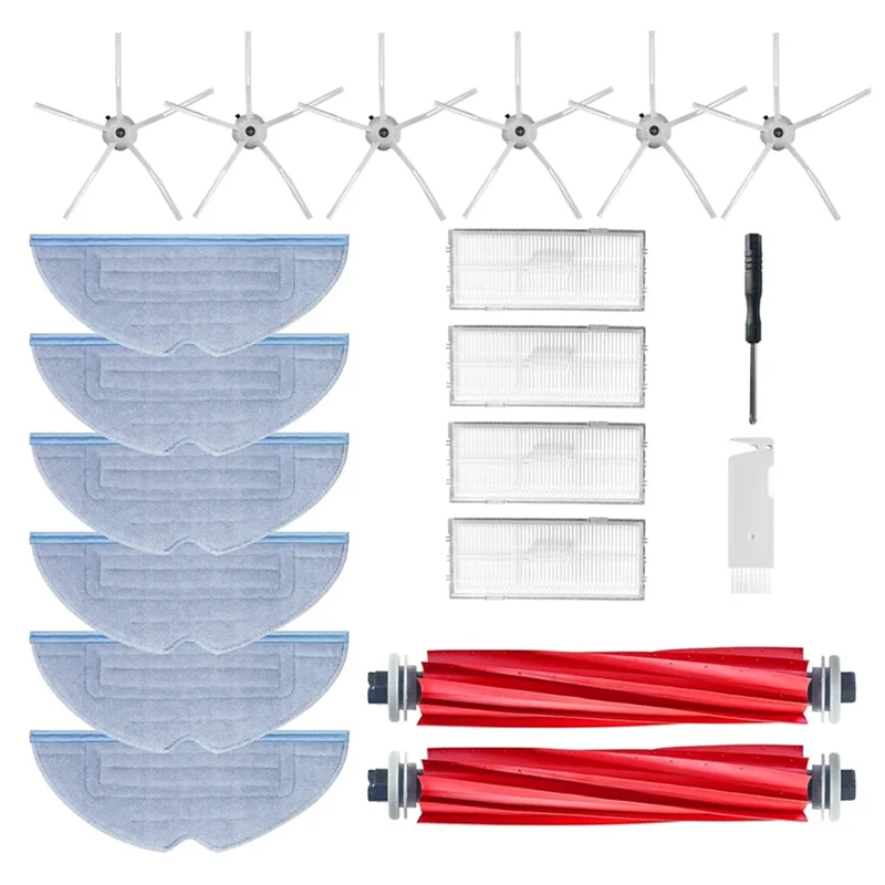 A01M-Для Xiaomi Roborock S7 S7+ S7 Plus S7 Maxv S7 Pro S7 Maxv Ultra T7 T7S Plus Пылесос Mian Боковая щетка Фильтр Швабры Запчасти