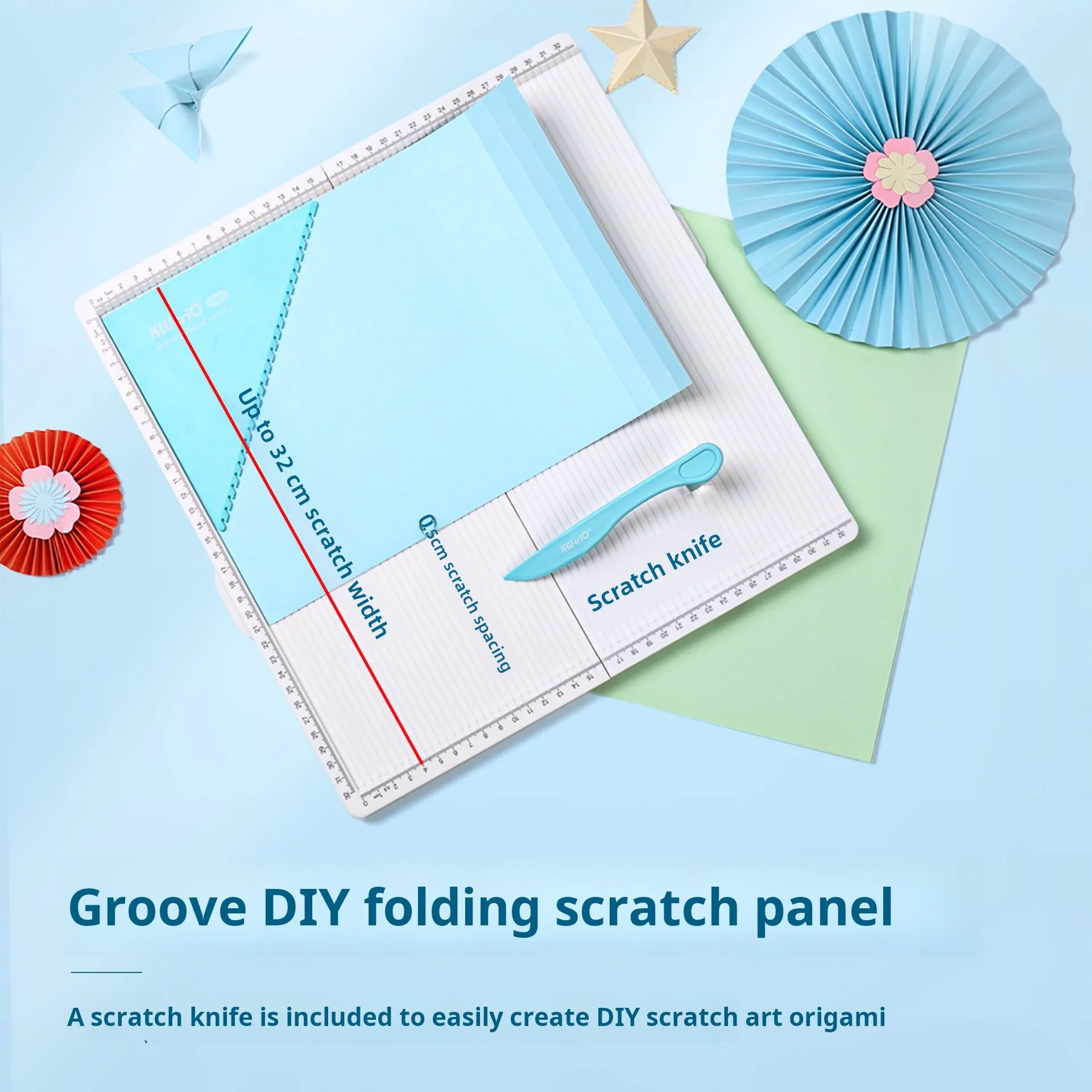 hit productDIY Paper Cutting, Origami, and Scratch Maker Paper Cutter for Folding Envelopes