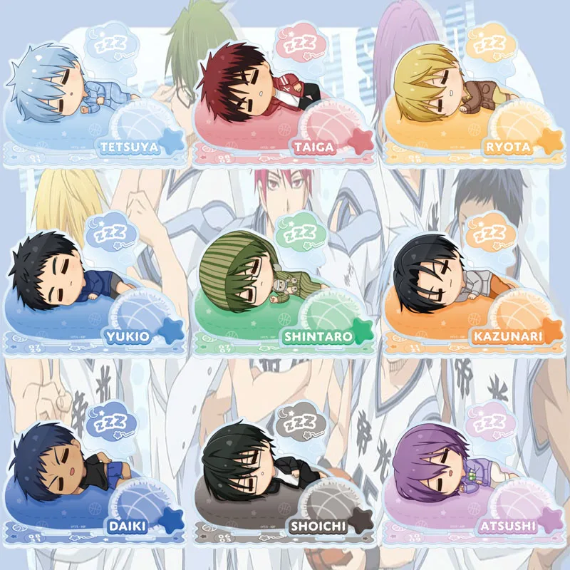 Kuroko’s Basketball 10CM Anime Otaku Acrylic Desk Display Stand Character Figure With Base Transparent Acrylic Keychain