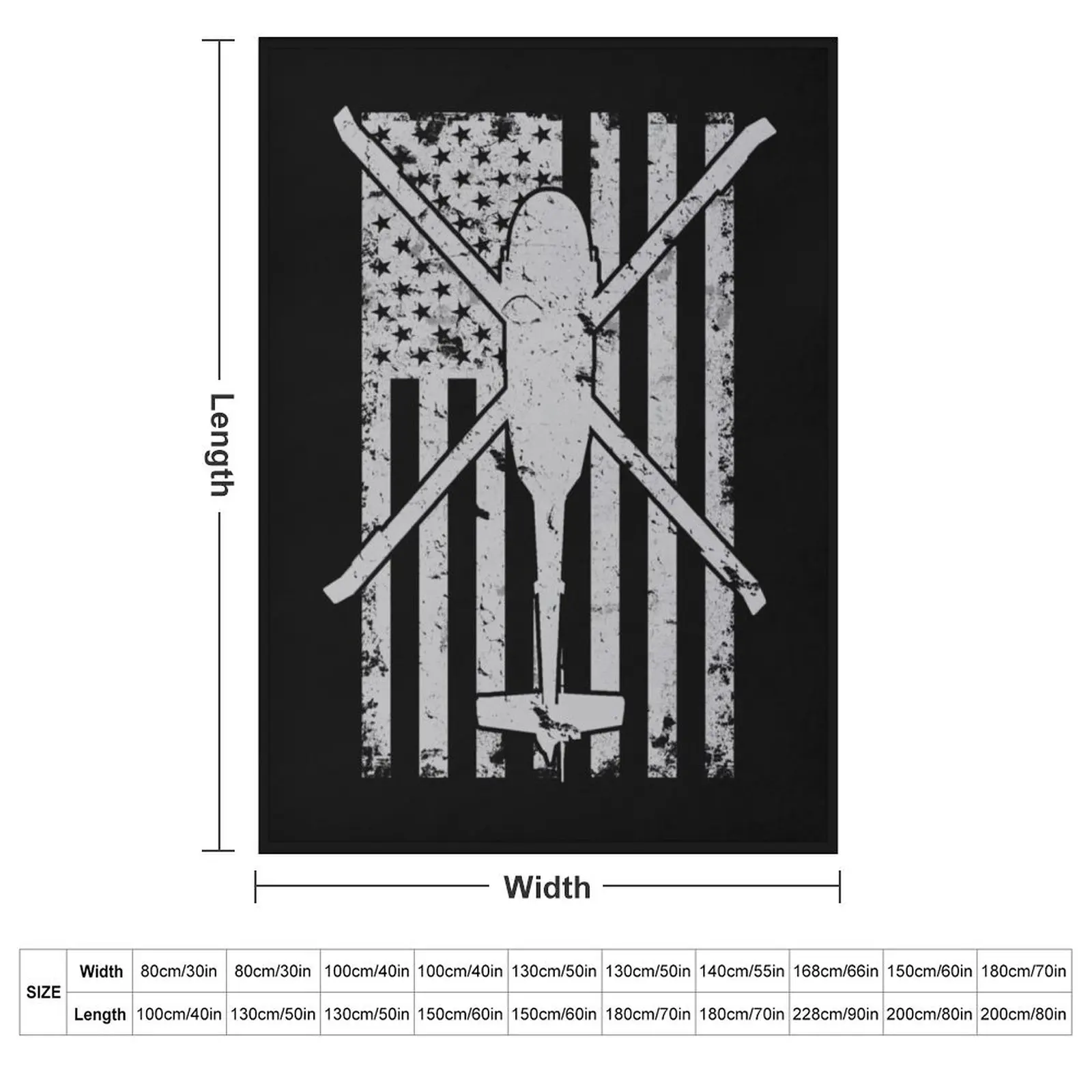 UH-60 Black Hawk Helicopter Vintage Flag Throw Blanket couch cozy soft plush fuzzy picnic outdoor blanket 2