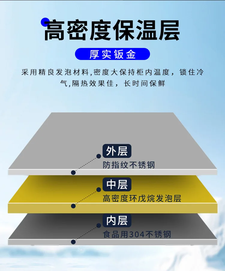 Commercial draft beer machine, craft cabinet, beater, direct cold air preservation