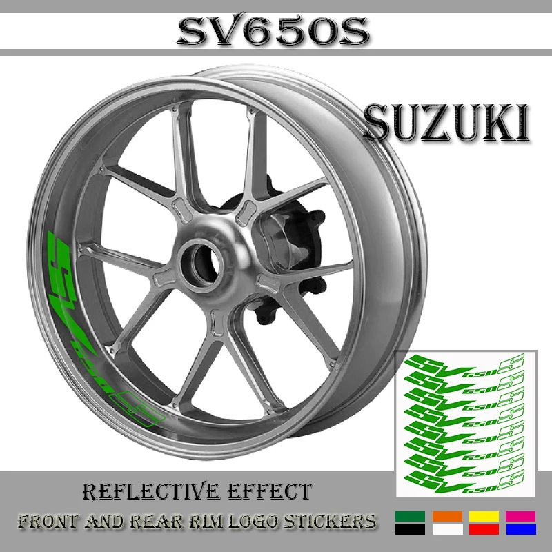 

Motorcycle modified decals wheel rim reflective waterproof custom personalized decorative sticker for SUZUKI SV650S SV 650S