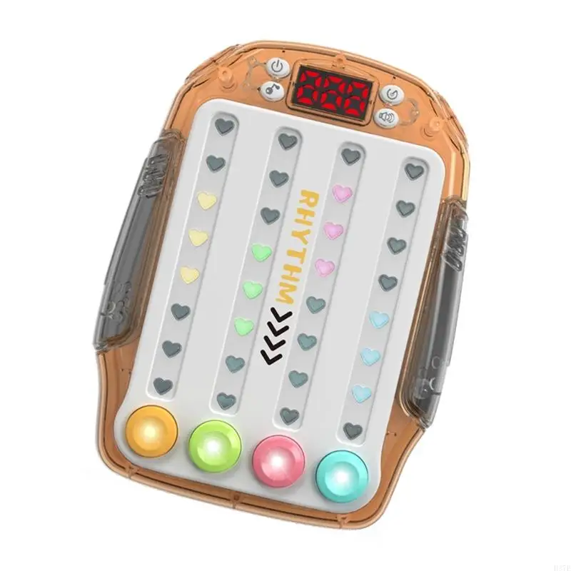 H37E Training Training Toy Buzzle Console Console Quick Push Game Rhythm Game Machine с Music Light Game Toy Gamepad