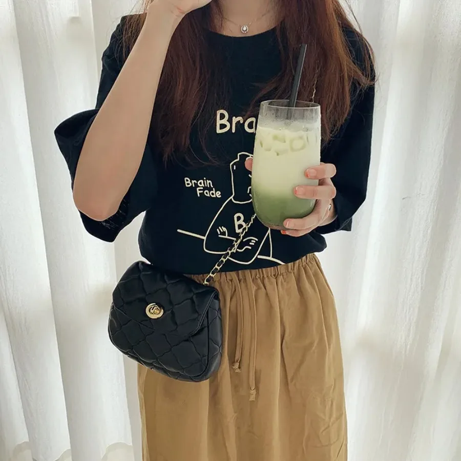 

Весенне-летняя новая сумка-облако с цепочкой и сверлами, модная повседневная сумка на одно плечо, повседневная маленькая женская сумка на сто хобби с косым крестом