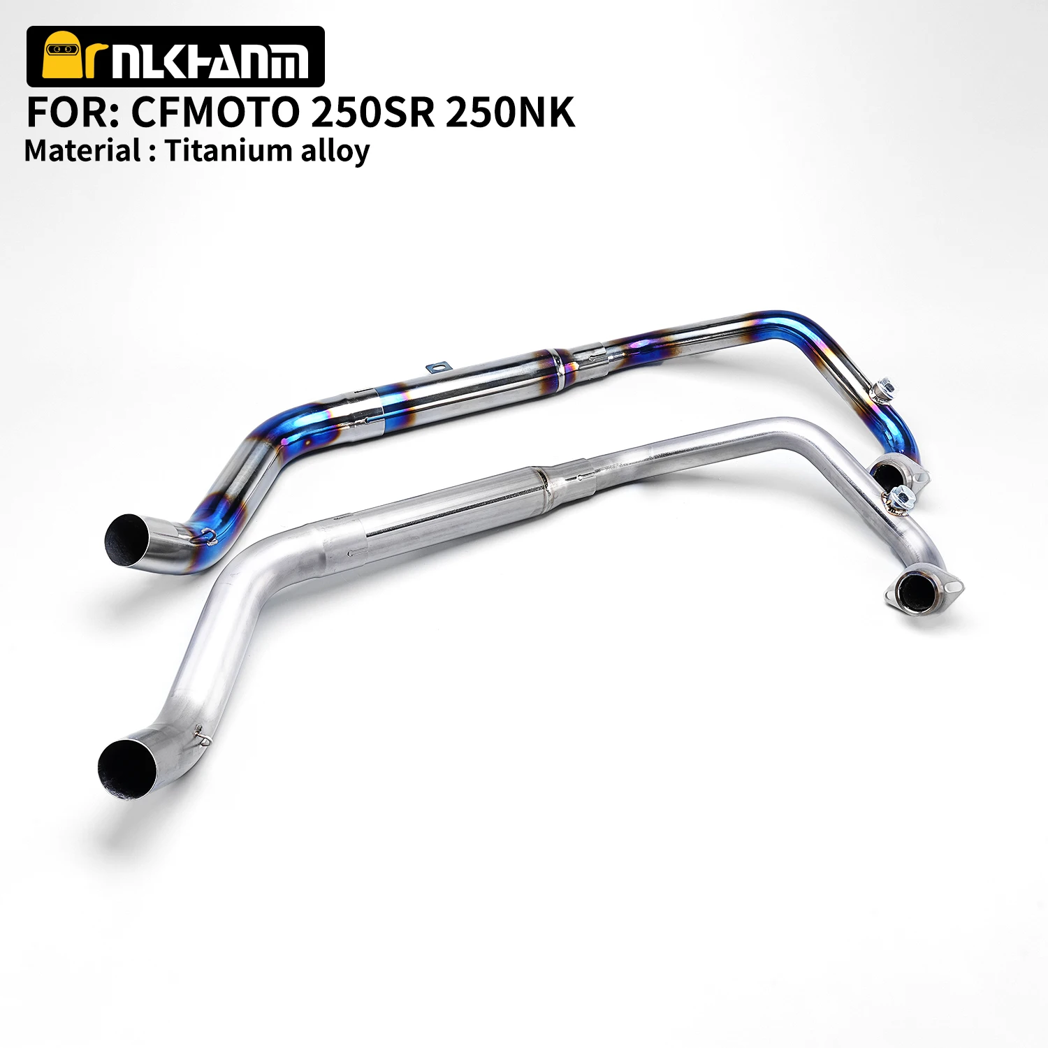 

Motorcycle titanium Full System Exhaust Escape Modify 51mm Muffler For CFmoto NK250SH NK250 NK250SR NK300 NK300SR 300SR 250NK