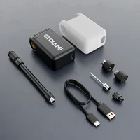 CYCLAMI A2 Mini bomba de aire eléctrica portátil para bicicleta inflador de aire inalámbrico válvula Presta Schrader accesorios para bicicleta de montaña y carretera al aire libre