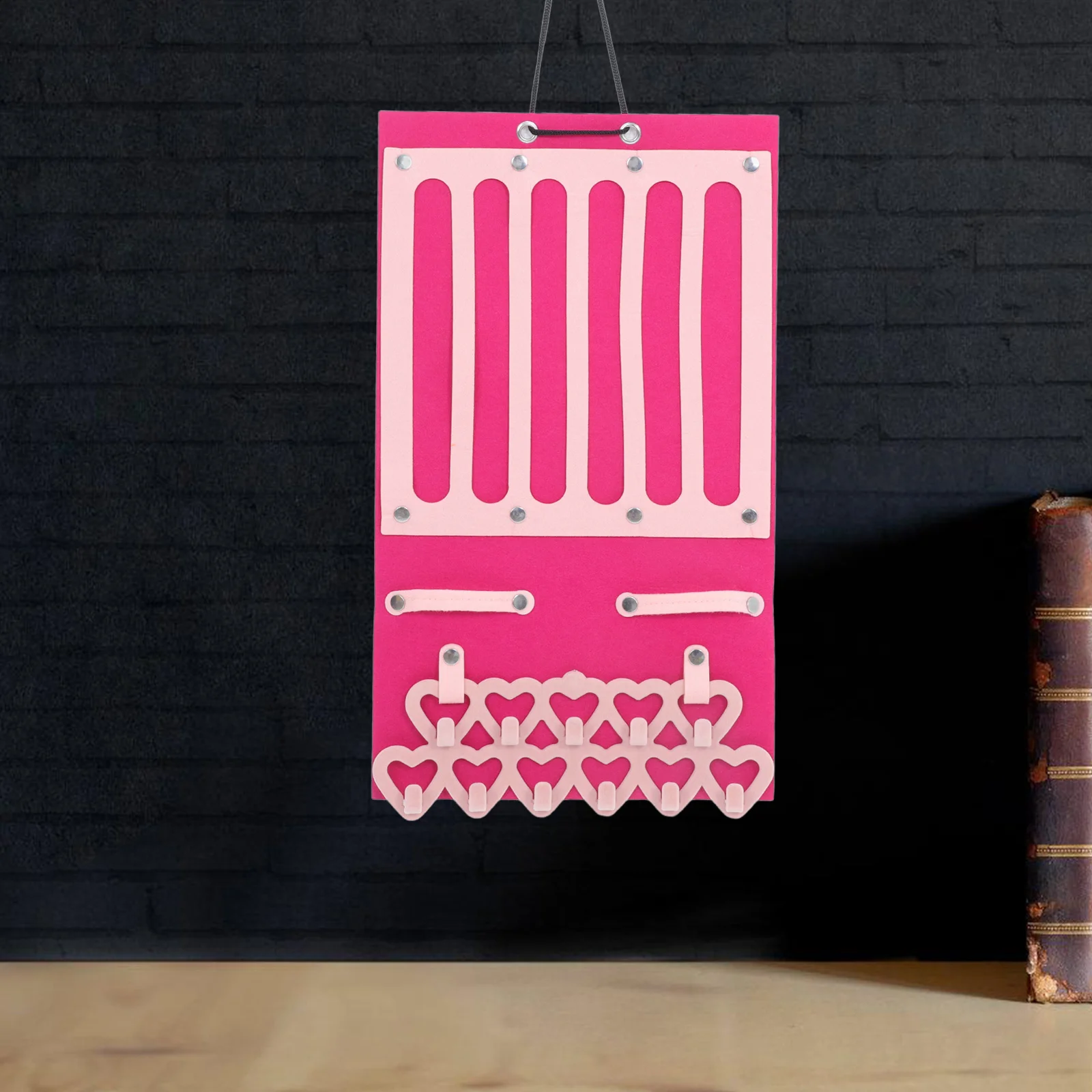 

Держатель для банта для волос, фетровый органайзер для повязки на голову, хранения ювелирных изделий, настенная витрина, аксессуар для домашнего декора