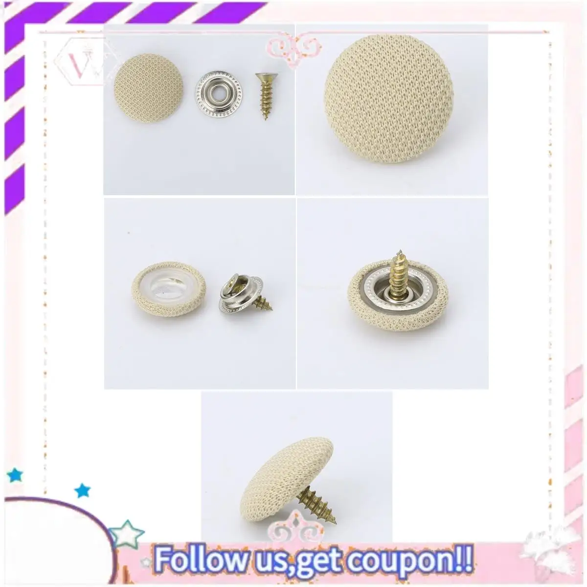 

Easy To Use 60Pcs Diy Roof Lining Repair Kit Fix Sagging Headliner Pin Buckle Screw No Glue For Truck/Car Screw Ceiling Repair