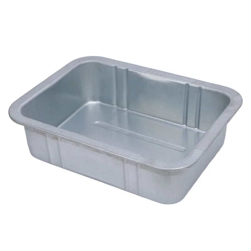3L Motorcycle Oil Drip Tray Large Capacity Oil Catch Pan Replacement Tray Metal Iron Galvanized Drip Pan For Car