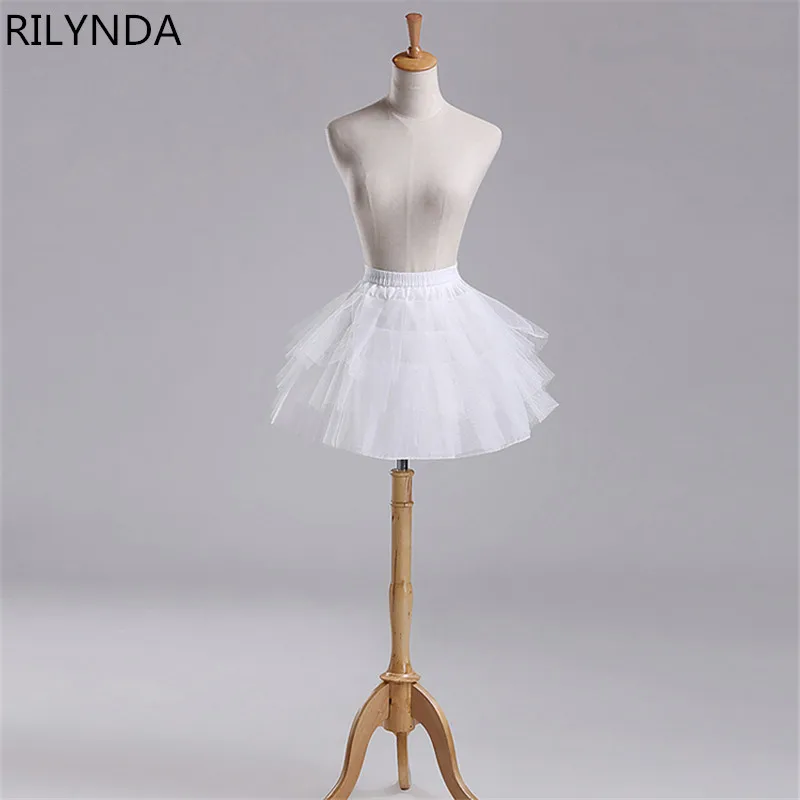 Flower Girls Petticoat Underskirt Cosplay Party Short Dress Jupon Enfant Fille Lolita Ballet Tutu Skirt Enaguas Sottogonna Mini image 6