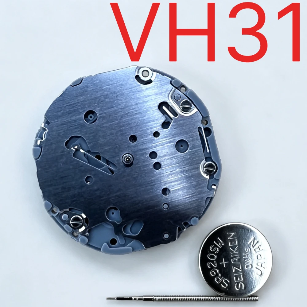 Quartz Movement VH31 Sweep Second 3 Hands TMI Time Module Movement Vh31B/VH31A 110 ½ Ligne Quartz Movement