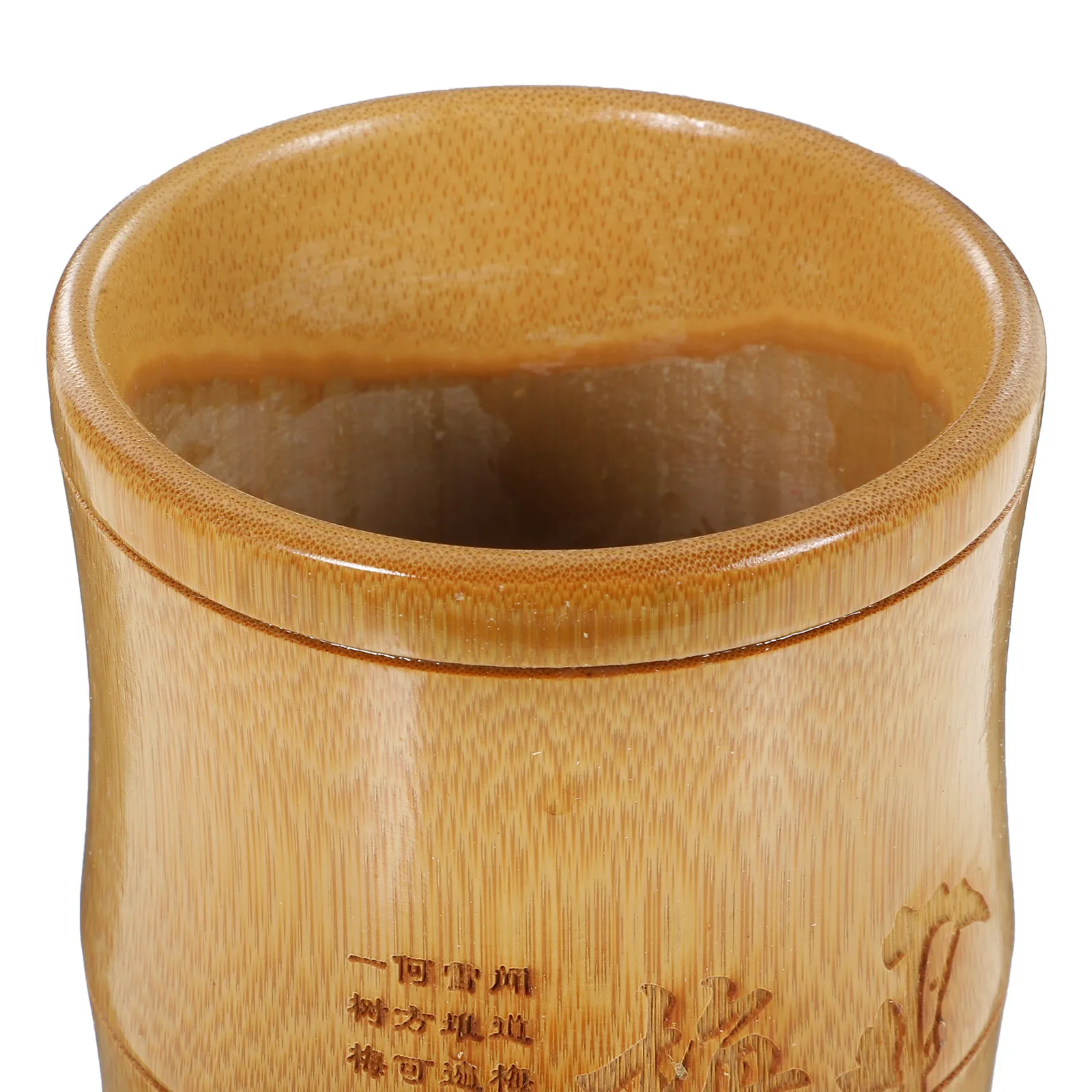 

Bamboo Pen Holder Vintage Chinese Style Desktop Organizer Brush Storage Container Office Stationery Pot Bamboo Pen Holder
