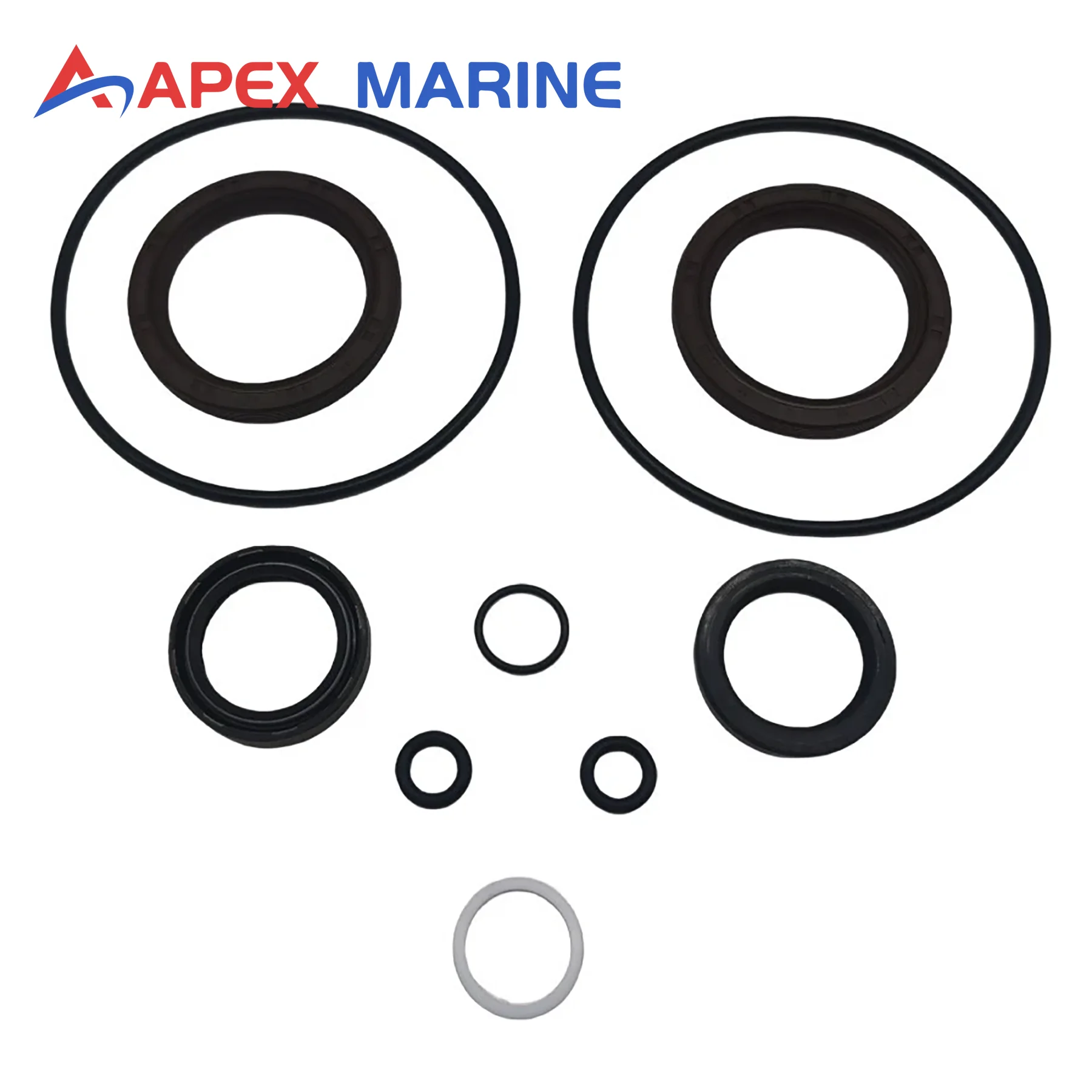 876267 Lower Gear Housing Seal Kit Fits for Volvo Penta  AQ280DP AQ290DP DP-A DP-B DP-C DP-D DPX-S Dual Prop Shaft 87840 22087