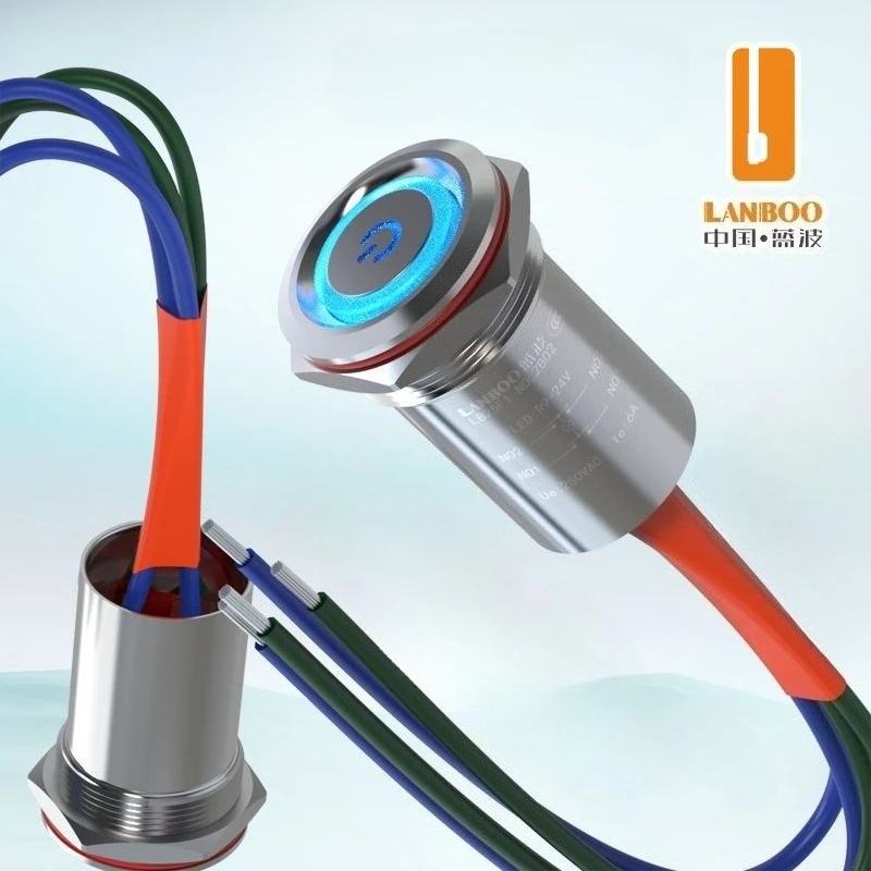 lanboo-genuino-nova-chegada-interruptor-de-botao-a-prova-d'Agua-ip67-de-25mm-com-preenchimento-de-cola-serie-f1-pequena-estilo-beile