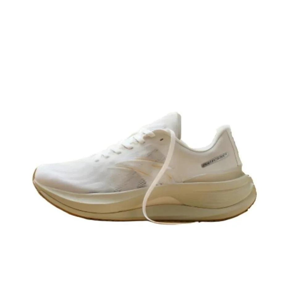 Anta Cushioning Slip Resistant Low top Running Shoes Men's White Gray 112425561-6
