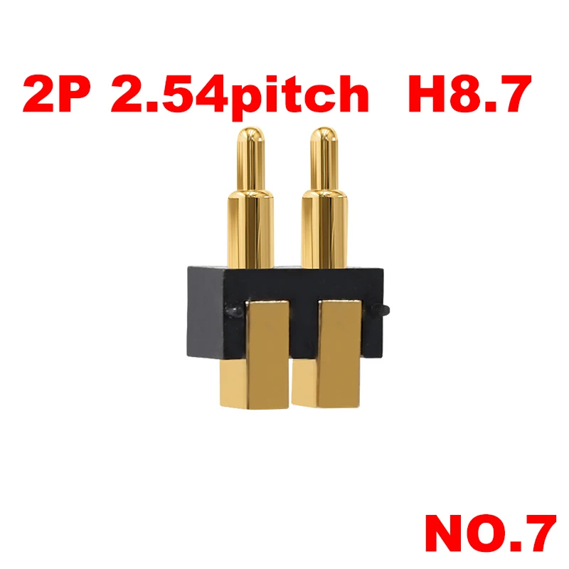 1 stücke 3p 4p 5p 2,54 h 5,5 6,0 7,0 4,0 5,7 feder belasteter Pogo-Pin-Stecker Seite Schweiß halterung smd Streifen kontakt smt Buchse männlich – Detail 17