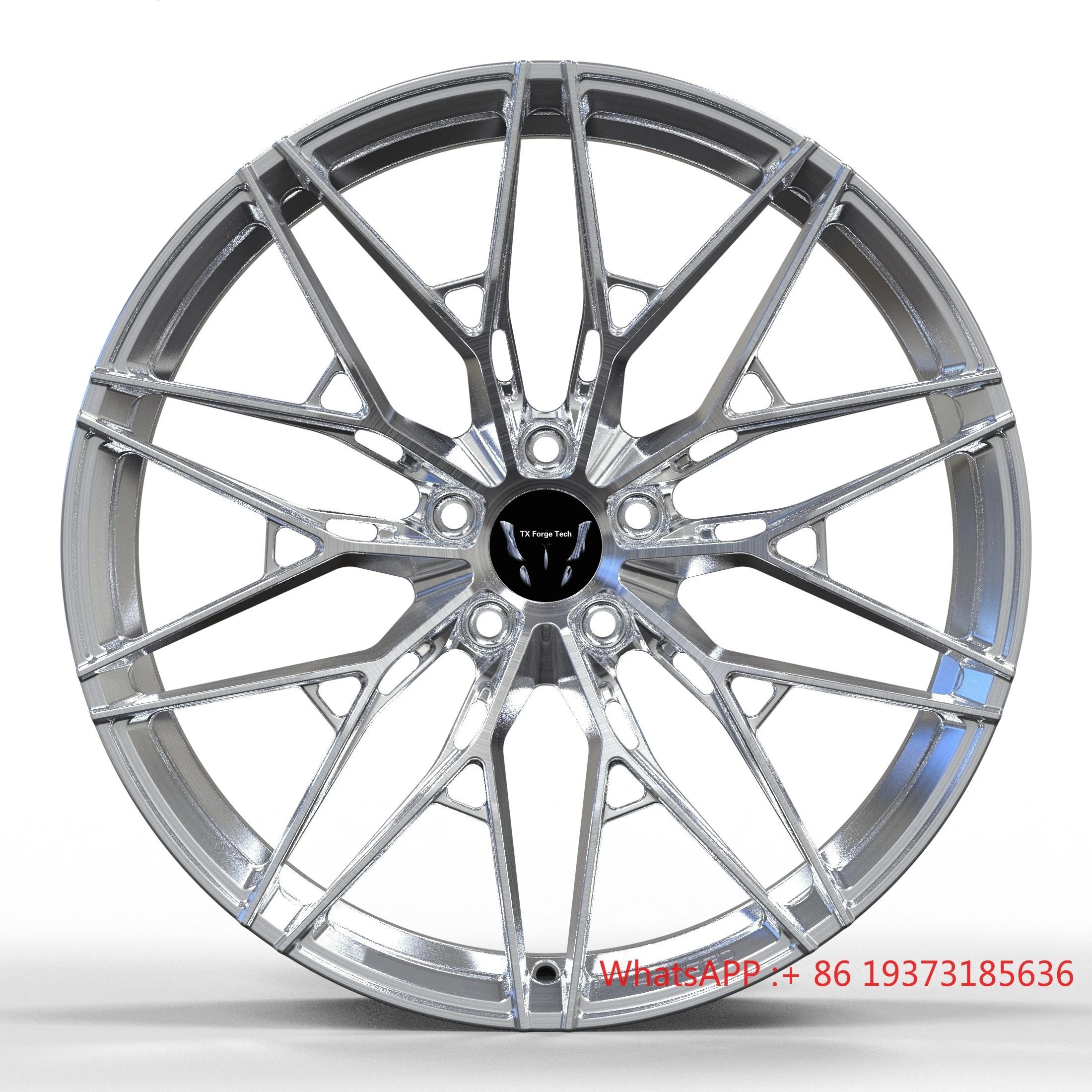 Source Factory Custom Forged Wheels 18-22 Inch 5X112 Polished Brushed Aluminium Alloy New Mesh Design High Quality