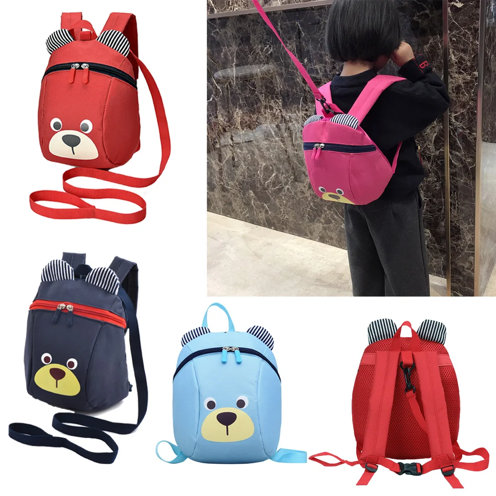 High Quality Walking Strap Cute Anti-lost Toddler School Backpack Cartoon Bags Nurser Childreny Shoulder Bags Preschool Rucksack