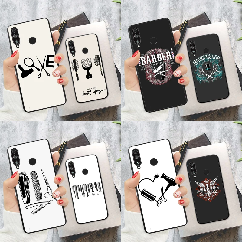 

Barber Shop Hair Stylist For Huawei Nova Y60 Y70 Y90 Y61 Y91 3i 7i 8i 11i Nova 9 10 SE 11 Pro P20 P40 P30 Lite Case