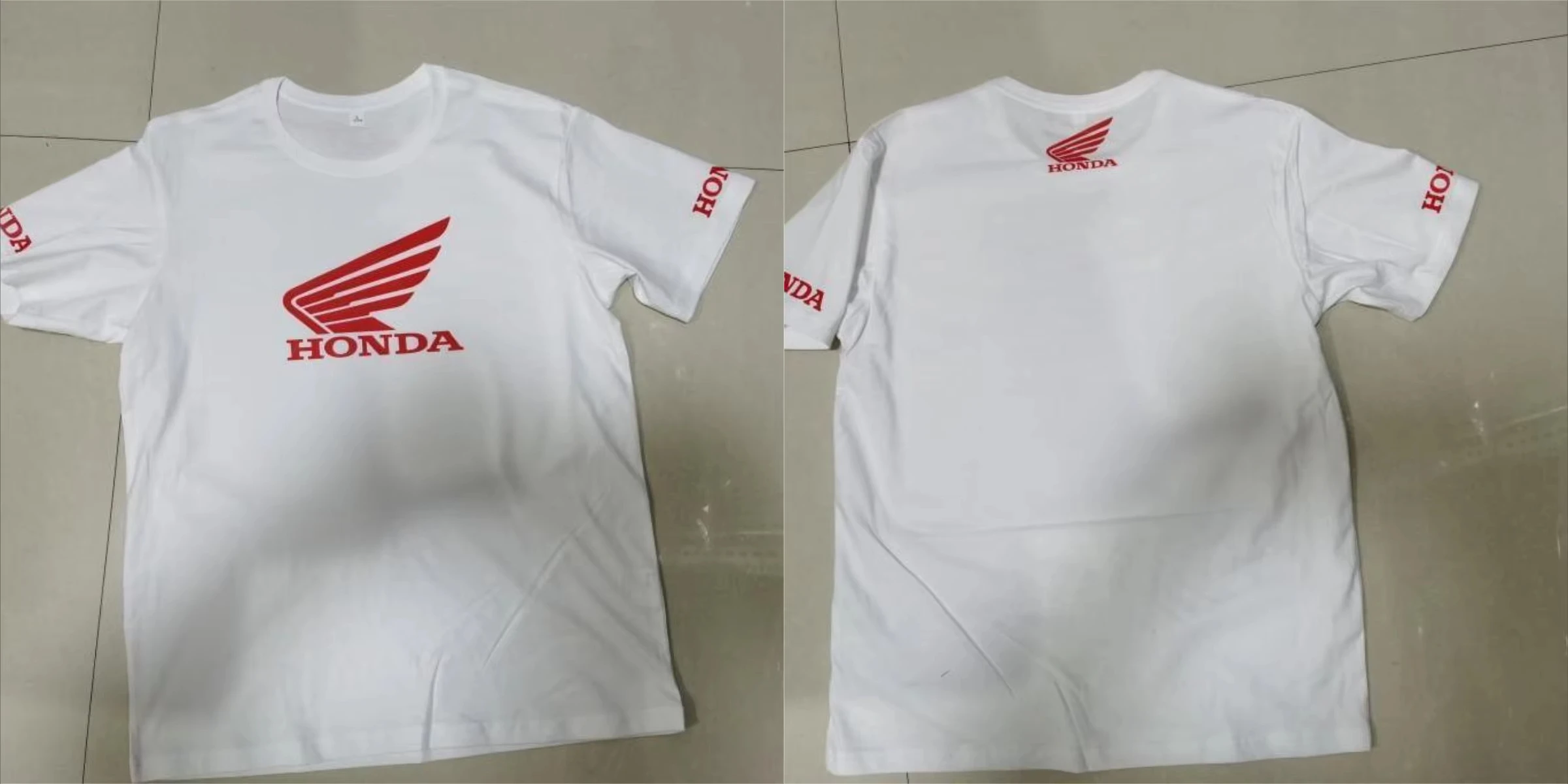 

Honda 2025 Fashionable New Locomotive LOGO Pattern Printed Motorcycle MOTO Short-sleeved Round Neck High Quality Loose T-shirts