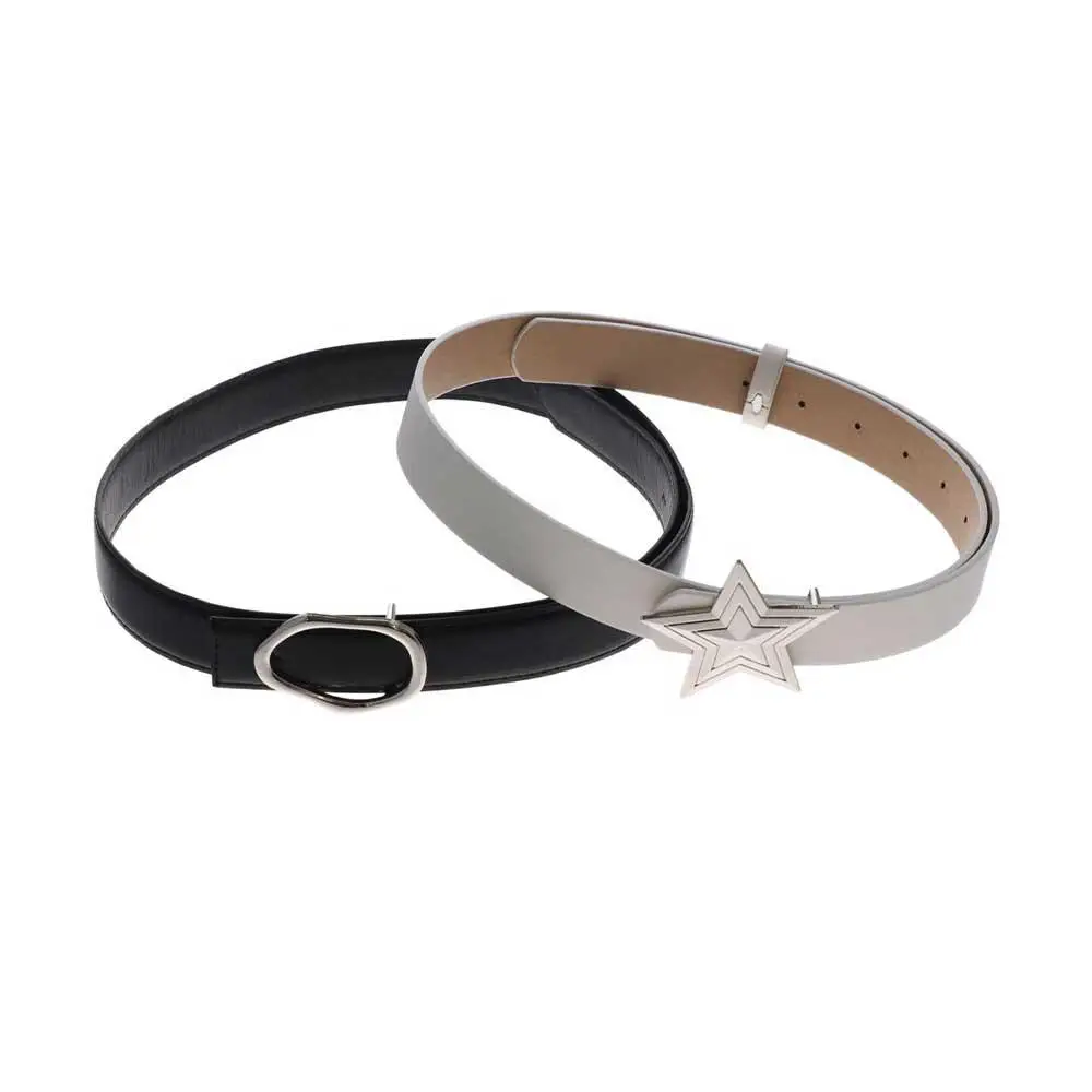 

Waist Belt Y2k Waist Strap Jeans Dress Decorative Corset Belt Pentagram Star Belt PU Leather Belt Star Buckle Belt Waist Belt