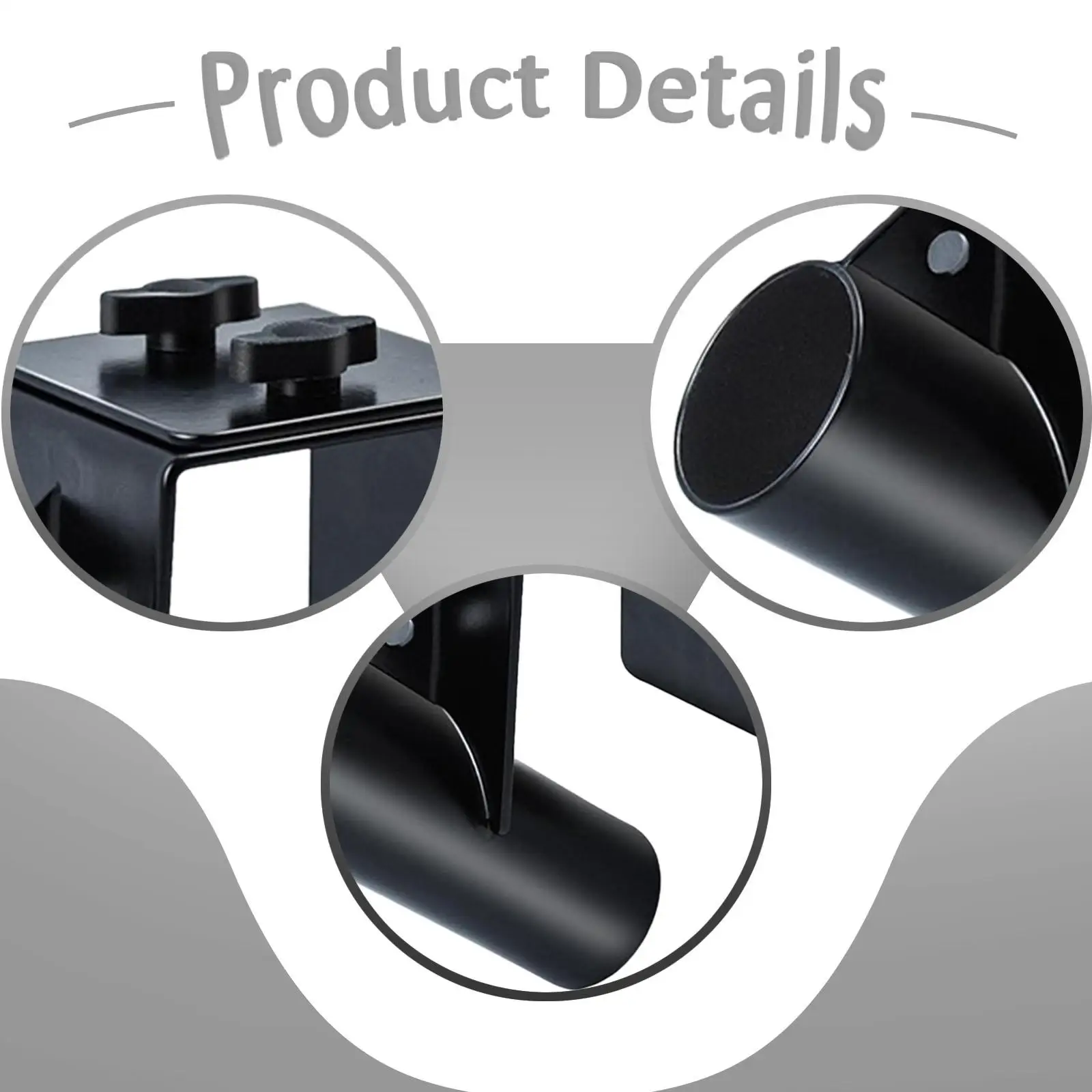 Metal Ice House Sled Easy Installation Supplies Outdoor Sturdy Bucket Accessories Storage Rack for Rod Ice Fishing Pole Rack