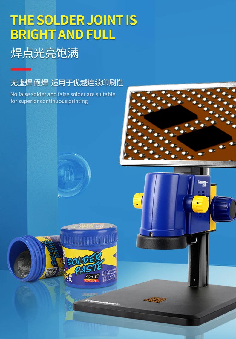 【MECHANIC】XGS Series Unique chip specific solder paste 158℃ iPhone Motherboard  specific repair, no cleaning solder paste
