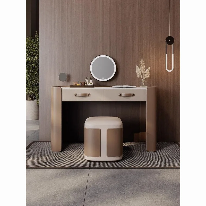 

Saddle skin rock slab makeup table master bedroom dresser bedroom high sense