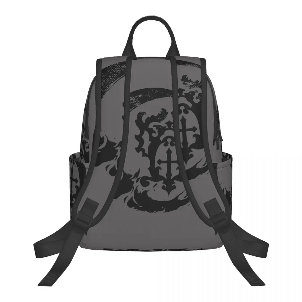 Castlevania Belmont Crest Black Student Backpack School Bag Hiking Travel Daypack for Men Women Bookbag Shoulder Bags