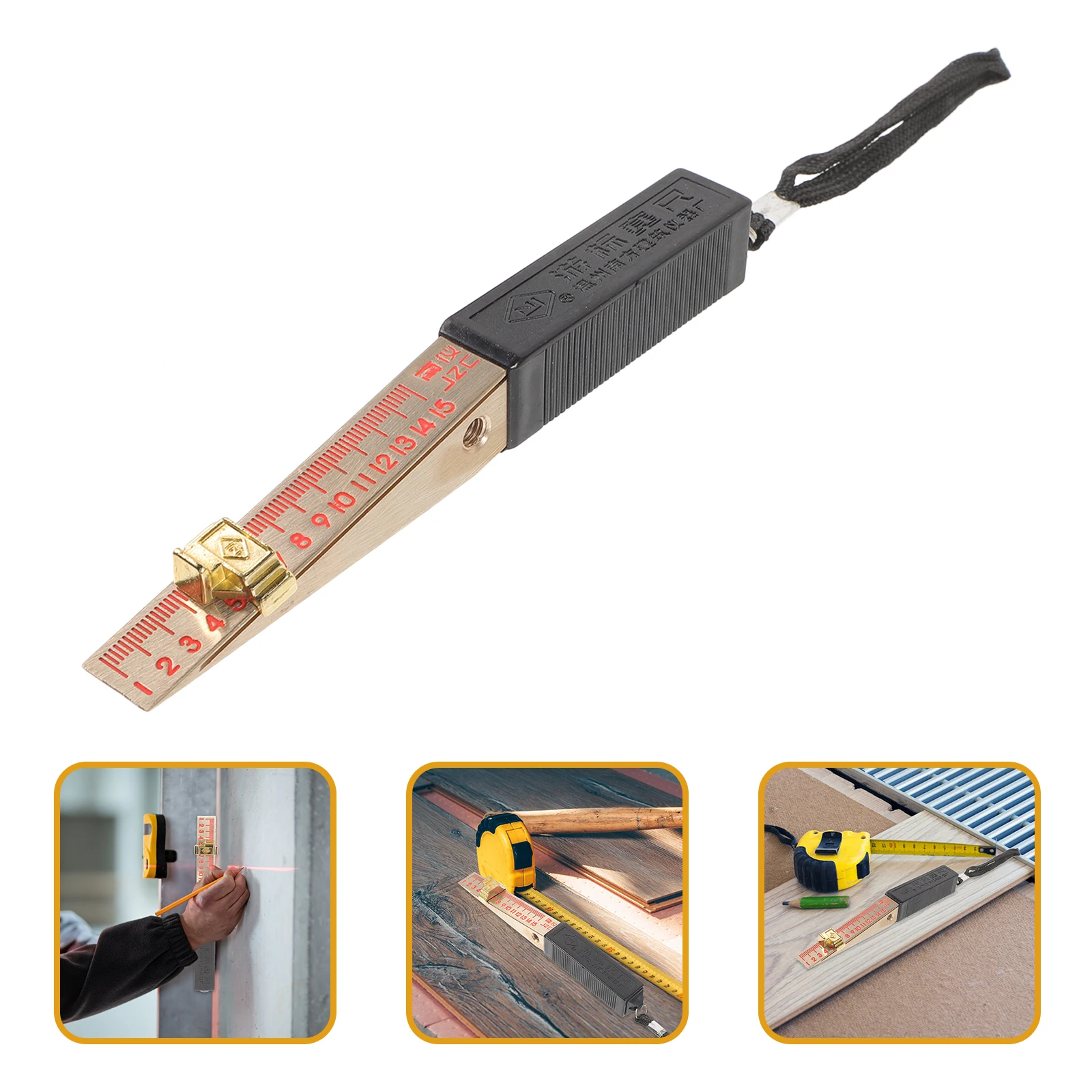 

Taper Gauge Pure Copper Wedge Feeler Gauge Set 0 2mm Precision Measuring Tool for Engineering Home DIY Valve Thickness Width