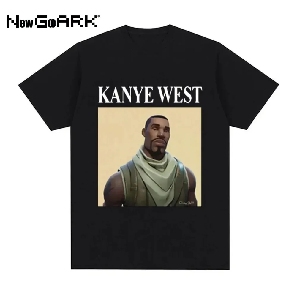 

Футболки с коротким рукавом, смешная футболка Kanye West Meme Graphic-мужская и женская винтажная Повседневная рубашка в стиле хип-хоп, рэп