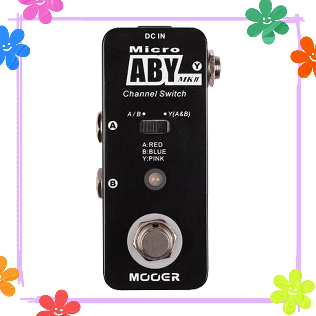 mooer-aby-mkii-guitar-effects-pedal-mini-channel-switch-micro-effect-true-bypass-micro-series-compact-pedal-guitar-accessories