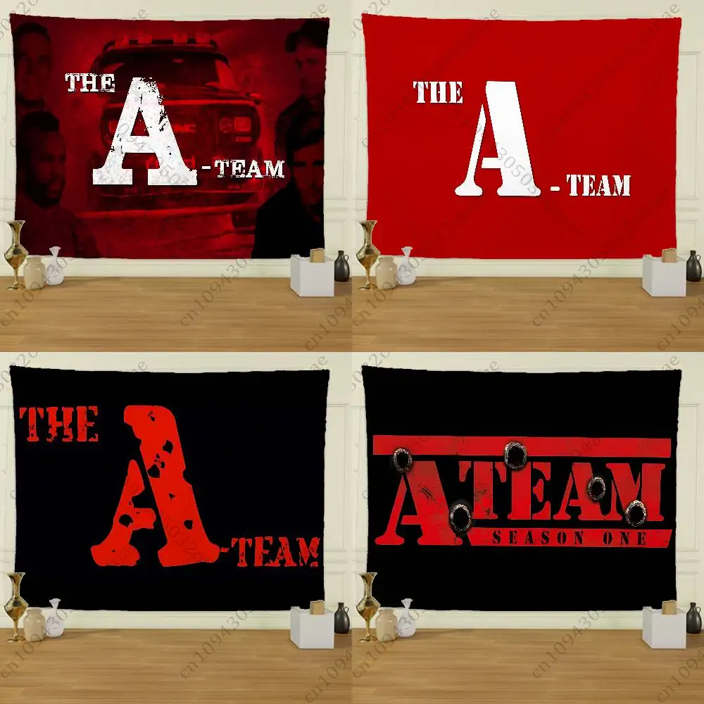 

The A T-Team Flag Tapestry Creative Pattern Photo Living Room Wall Art Decor Party Outdoor Decorate Banners