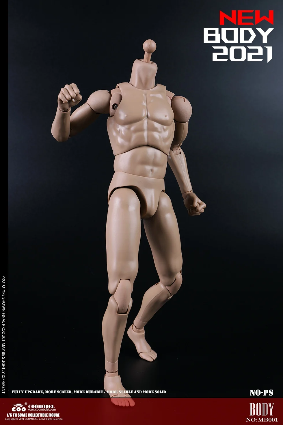 COOMODEL-Super flexível Masculino Soldado Action Figure, Body Fit Masculino, esculturas de cabeça, MB001, MB002, MB003, MB004, 1:6, 239, 261mm