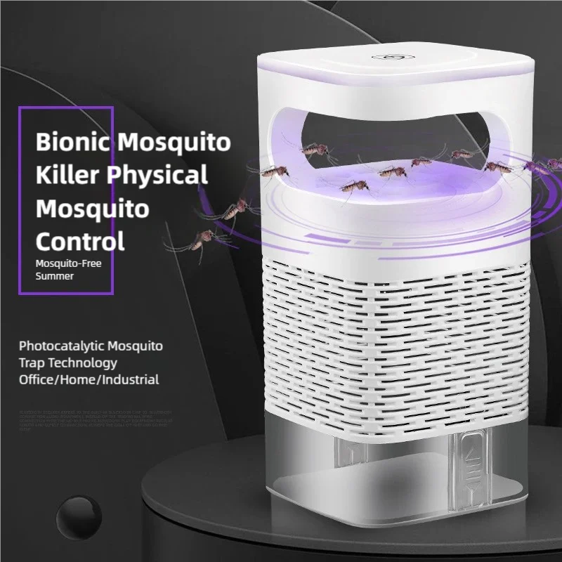 TINSOL Physical Mosquito-attracting Inhalation Mosquito Lamp USB Home Fly and Mosquito Repellent LED Mosquito Catcher Lamp image 5