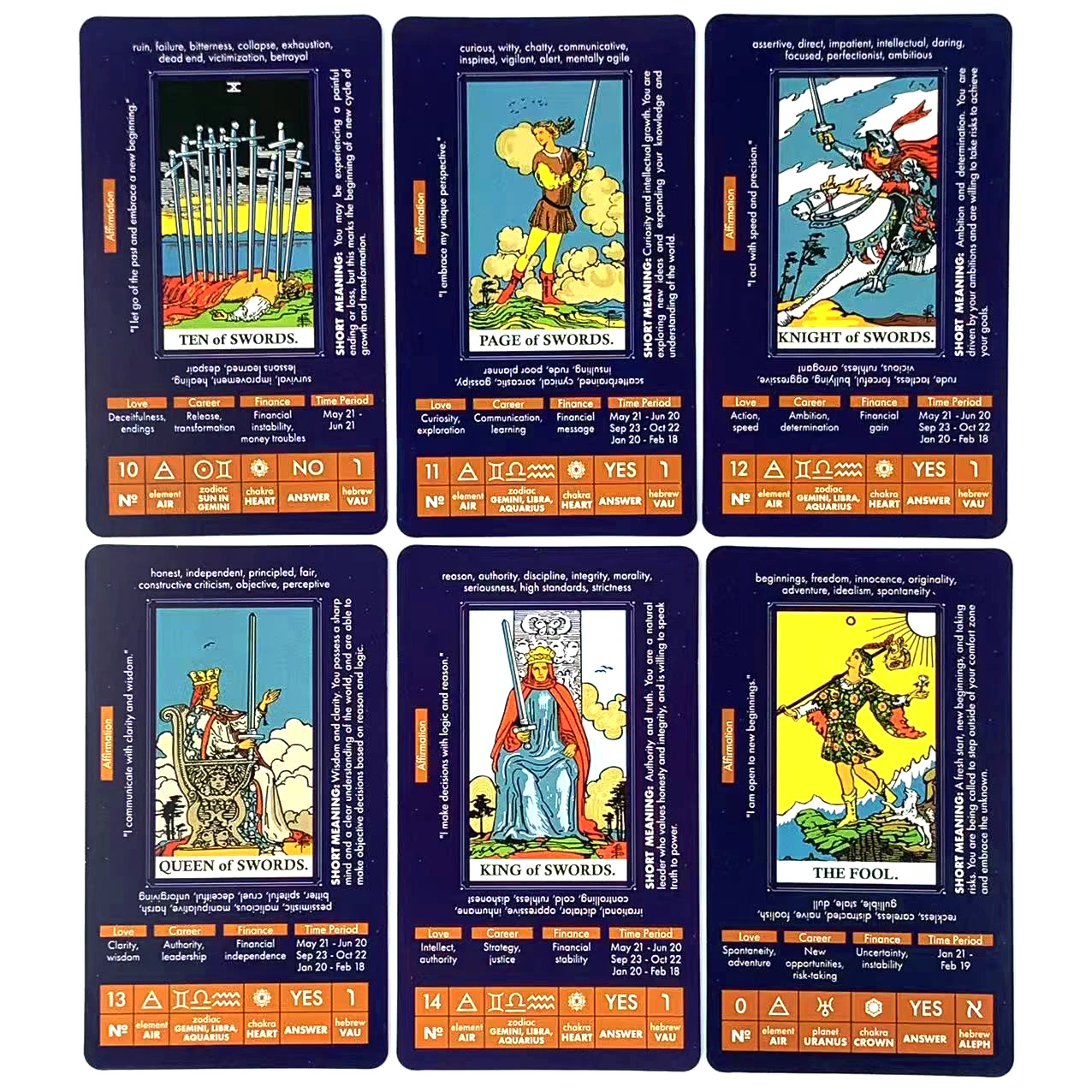 NEUE Tarotkarten, ein 78-teiliges Kartenspiel für empfindliche Wahrsagerei, Meditationskarten für Anfänger, Halloween und Weihnachtsgeschenke