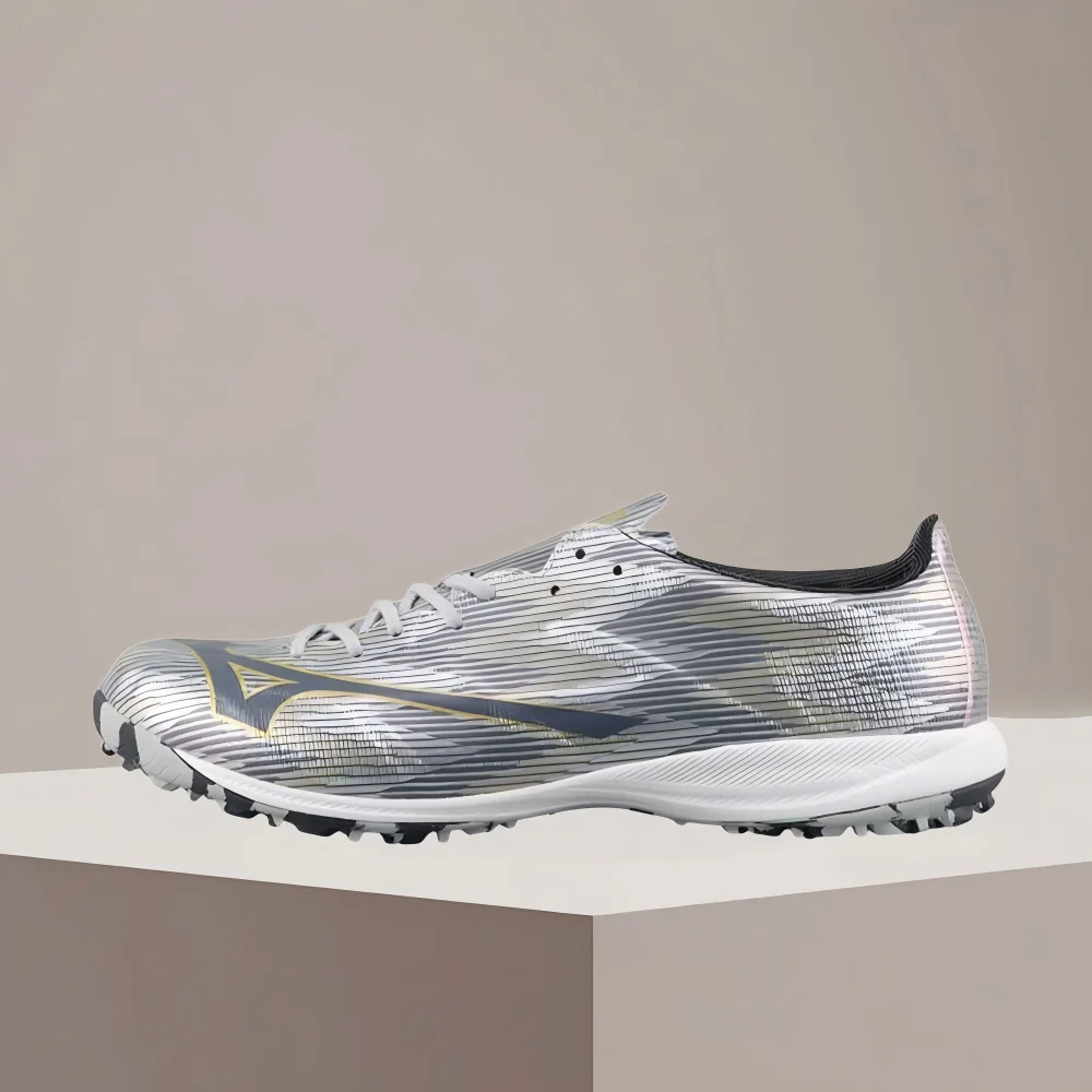Mizuno Alpha 2 ELITE Men's Silver TF Soccer Cleats – Non-Slip Grip, Breathable Upper & Responsive Comfort P1GD256204