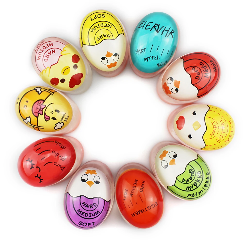 

Egg Timer Resin Boiled Egg Cooker Color Changing Cooking Temperature Observer Kitchen Tool Eco-Friendly Resin Red Eggs Timer