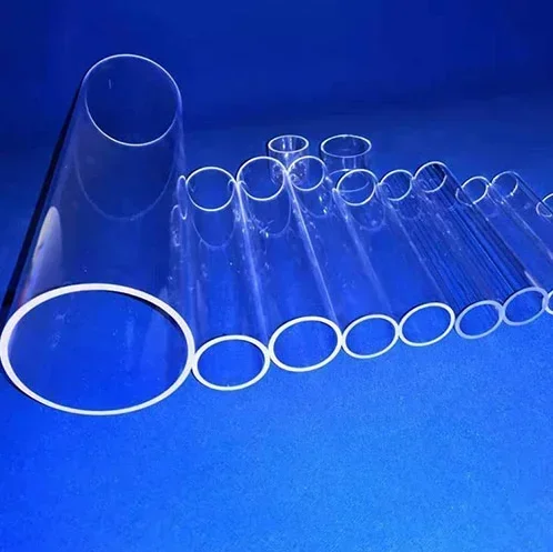 Quartz Capillary Tube (OD45×ID39×L450mm)/Silica Single-Bore Glass Capillary/High-Temp Glass Tube