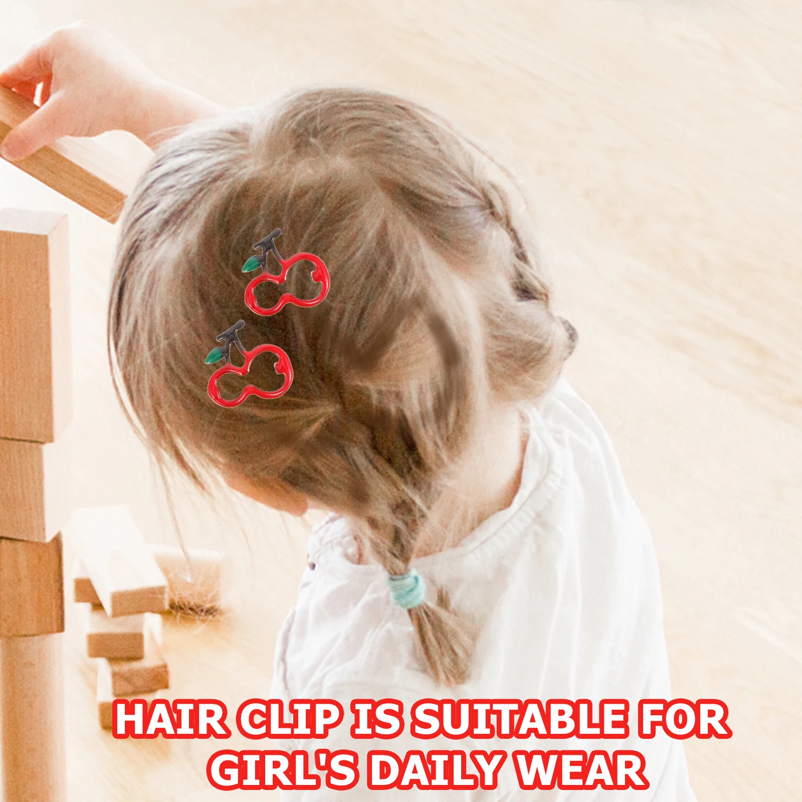 

14pcs Fruit Clips Adorable Kids Hairpin Metal Barrette For Girls Bright Colorful Stylish Non-Slip Strong Grip Long-Lasting Shine