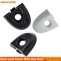 Door Lock Cover With Key Hole For Nissan Juke & Micra Drivers 806441KK0D White/Black/Carbon Fiber Pattern