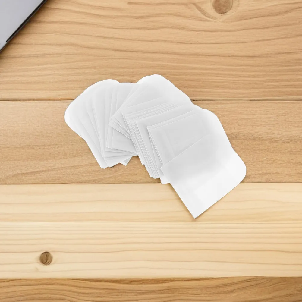 

60Pcs Clear Translucent Paper Pouches 5x5cm Jewelry Envelopes for Craft Projects Wedding Favors Small Business Photo Cards Stamp