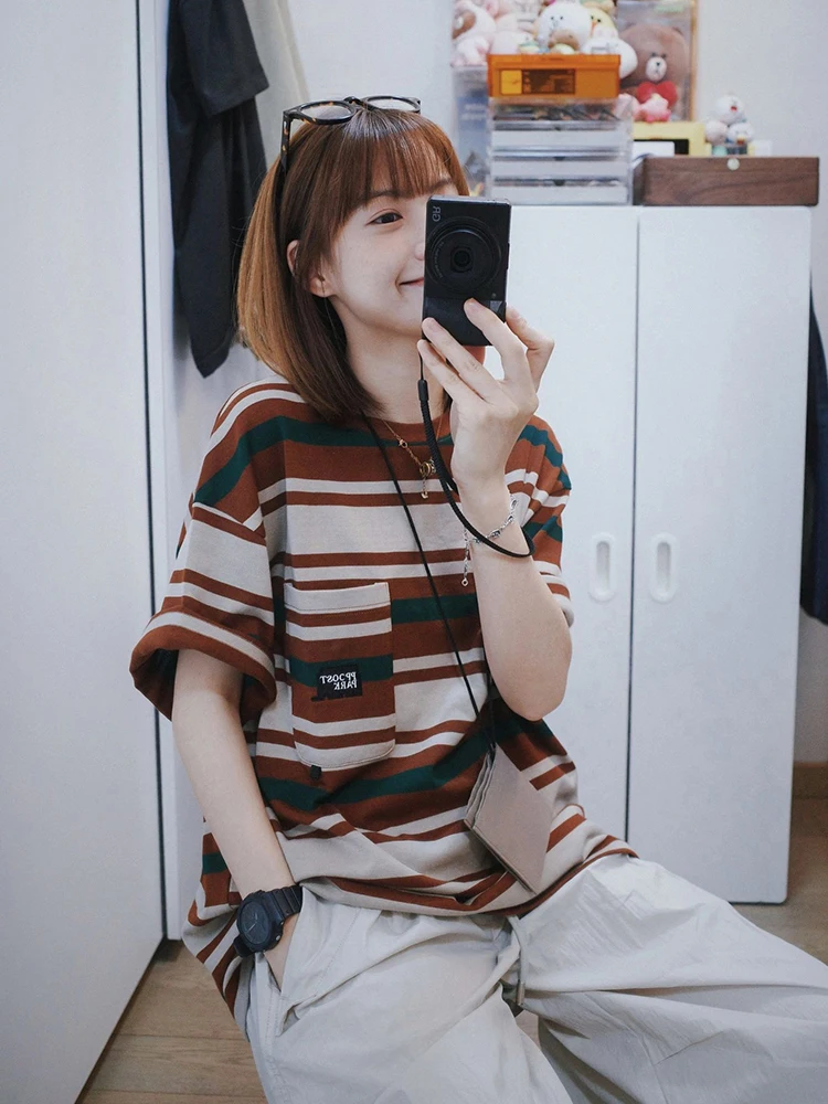 hong-kong-chic-oulder-ket-striped-ort-sve-t-irt-women-summer-vintage-loose-f-sve-anti-aging-trendy-top