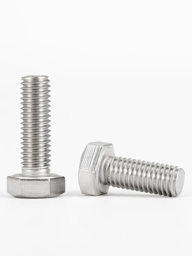 BSW 3/16-24 1/4-20 5/16-18 3/8-16 1/2-12 5/8-11 A2-70 304 Stainless Steel Outside Hex Head Bolt External Hexagon Head Screw