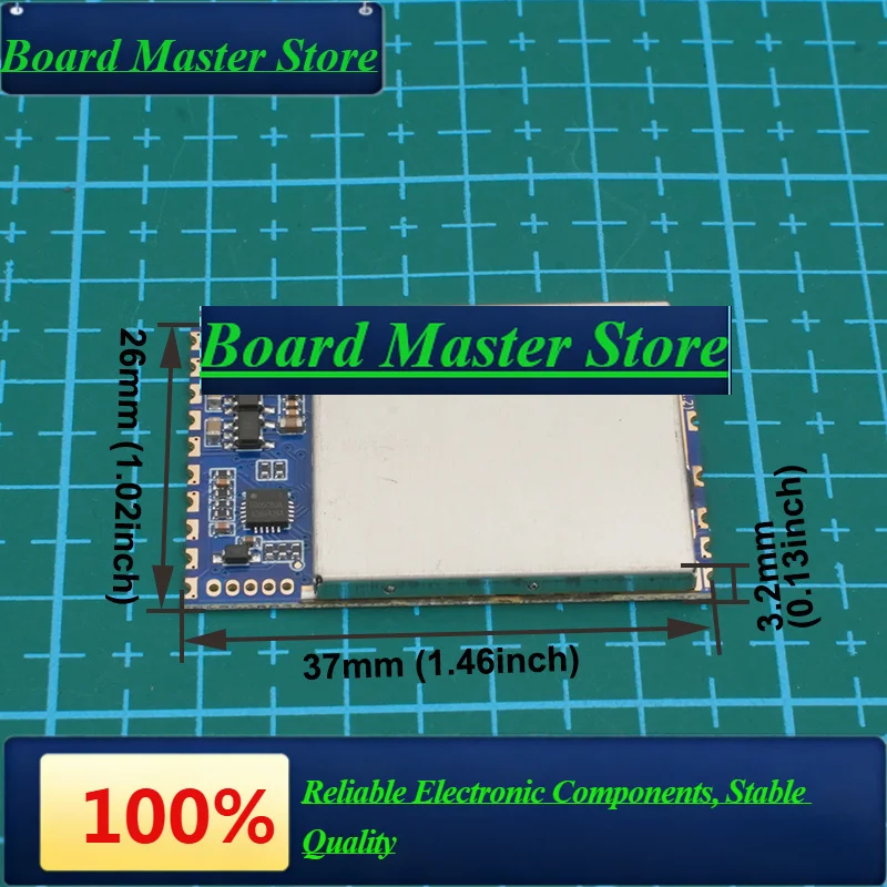 BaMas1PCS RX8200 6G-8.2GHz VRX FPV Video Receiver Module With SPI 1.2~0.6V RSSI Output Dip Switch Support 16 Frequency Points